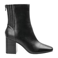 Journee Collection Womens Maize Stacked Heel Booties