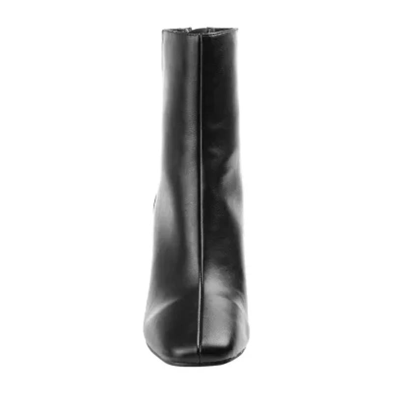Journee Collection Womens Maize Stacked Heel Booties