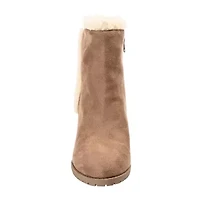 Journee Collection Womens Nonie Wedge Heel Booties