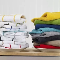 T-Fal Solid & Check Parquet 2-pc. Kitchen Towel Set