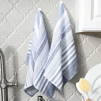T-Fal Dual Terry Stripe 2-pc. Kitchen Towel Set