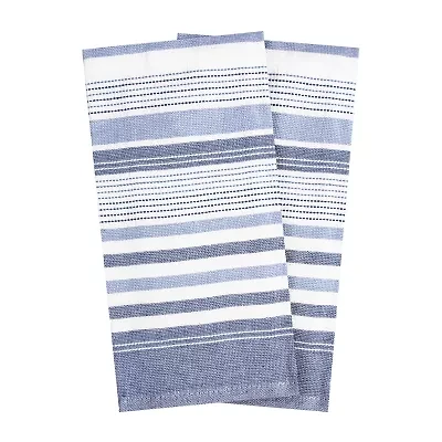 T-Fal Dual Terry Stripe 2-pc. Kitchen Towel Set