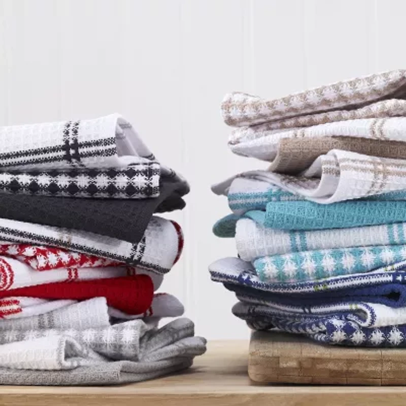 T-Fal Waffle 12-pc. Dish Cloth Set