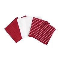 Ritz Stripe Bar Mop Cloth Light 6-pc. Dish Cloth Set