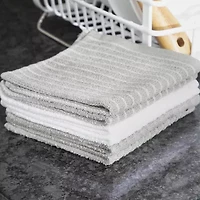 Ritz Stripe Bar Mop Cloth Light 6-pc. Dish Set