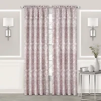 Achim Charlotte Rod Pocket Light-Filtering Single Curtain Panel