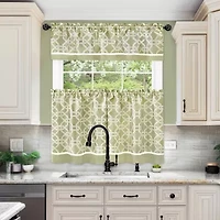Achim Arlington 3-pc. Rod Pocket Window Tier