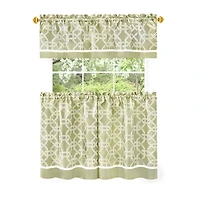 Achim Arlington 3-pc. Rod Pocket Window Tier