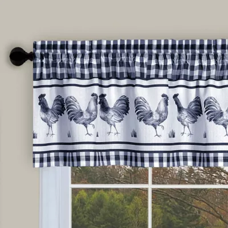 Achim Barnyard Rod Pocket Valance