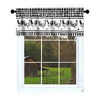 Achim Barnyard Rod Pocket Valance