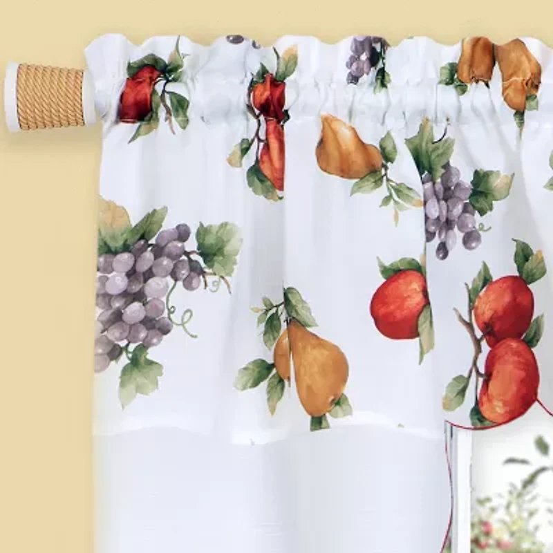 Achim Ambrosia 3-pc. Rod Pocket Kitchen Curtains & Drapes Window Set