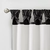 Madison Park Natalie Twisted Tab Top Light-Filtering Single Curtain Panel