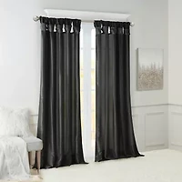 Madison Park Natalie Twisted Tab Top Light-Filtering Single Curtain Panel