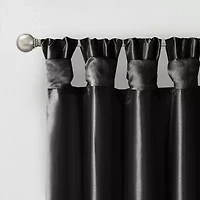 Madison Park Natalie Twisted Tab Top Light-Filtering Single Curtain Panel