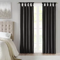 Madison Park Natalie Tab Top 100% Blackout Single Curtain Panel