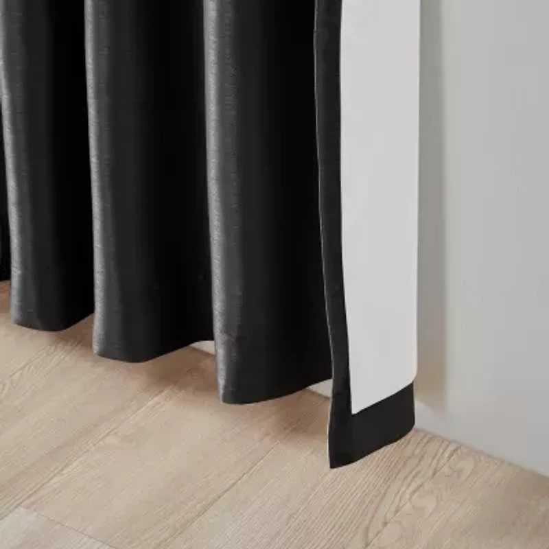Madison Park Natalie Tab Top 100% Blackout Single Curtain Panel