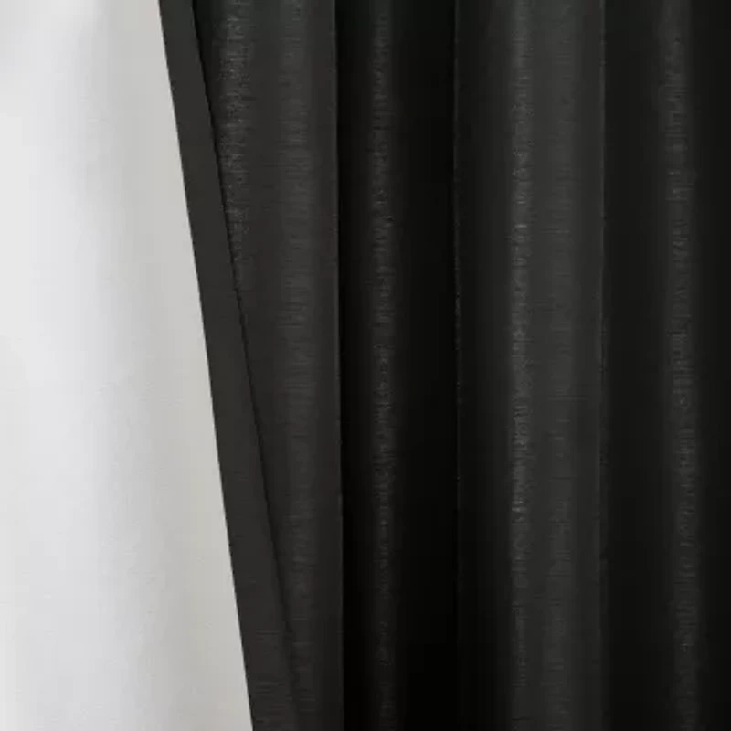 Madison Park Natalie Tab Top 100% Blackout Single Curtain Panel