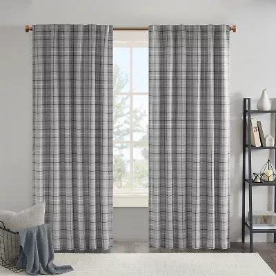 Madison Park Salford Rod Pocket Light-Filtering Single Curtain Panel