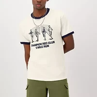 Champion Mens Crew Neck Short Sleeve Regular Fit Graphic T-Shirt