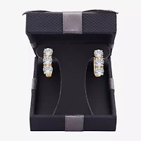 (G/Si1-Si2) Womens 5 CT. T.W. Lab Grown White Diamond 14K Gold 18.9mm Hoop Earrings