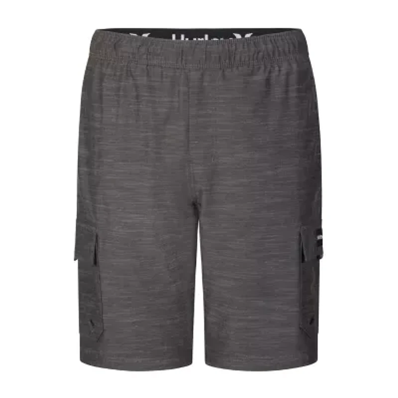Hurley Pull-On Cargo Big Kid Boys Stretch Fabric Hybrid Short