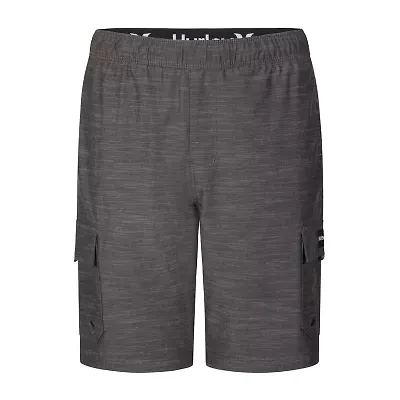 Hurley Pull-On Cargo Big Kid Boys Stretch Fabric Hybrid Short