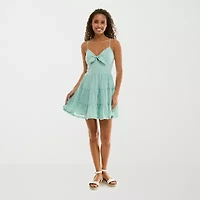 Trixxi Womens Juniors Fit + Flare Dress