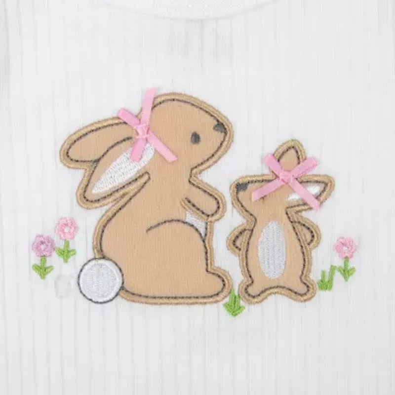 Baby Essentials Easter Girls 4-pc. Clothing Set