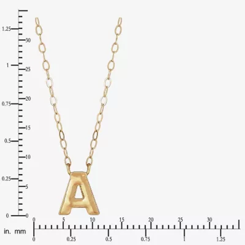 Limited Quantities! Womens 10K Gold 18 Inch Pendant Necklace