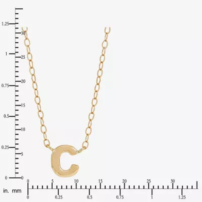Limited Quantities! Womens 10K Gold 18 Inch Pendant Necklace