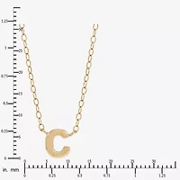 Limited Quantities! Womens 10K Gold 18 Inch Pendant Necklace