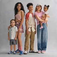 Thereabouts Little & Big Kid Girls Wide Leg Jean