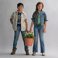 Thereabouts Little & Big Kid Girls Flare Leg Jean