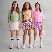 Xersion Little & Big Kid Girls Crew Neck Sleeveless Active Tank Top