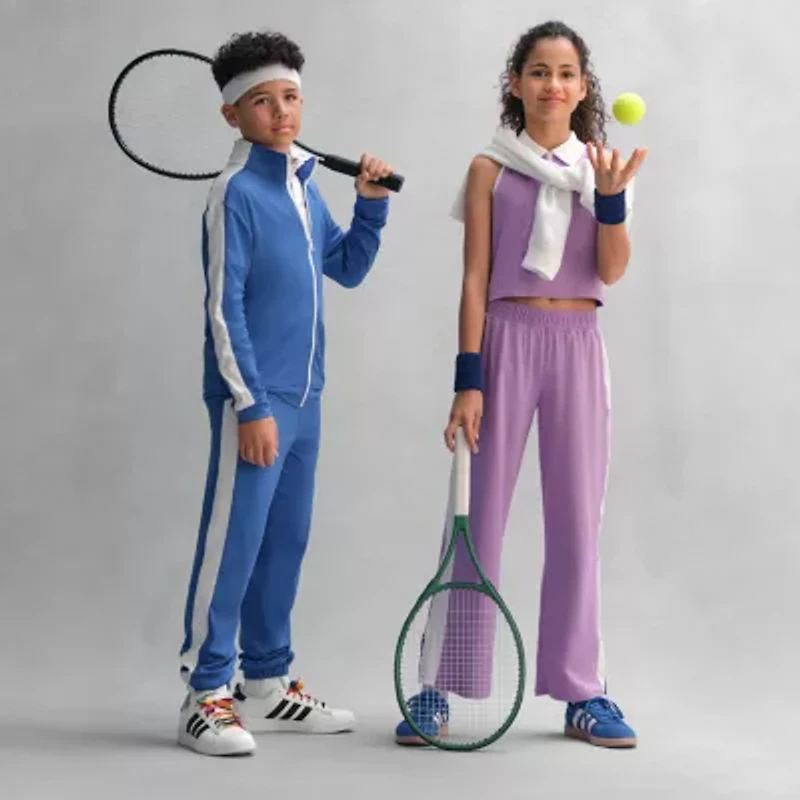 Xersion Polo Little & Big Kid Girls Sleeveless Active Tank Top