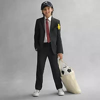 Stafford Little & Big Kid Boys Point Collar Long Sleeve Dress Shirt