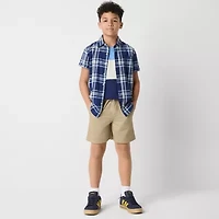 Thereabouts Pull-On Little & Big Kid Boys Adjustable Waist Jogger Short