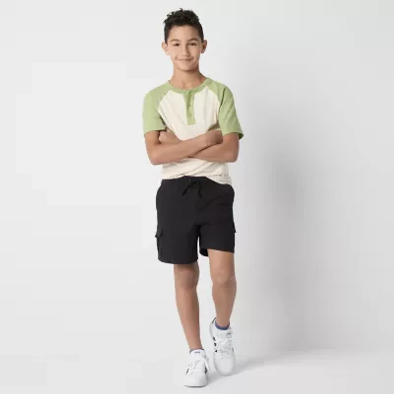 Thereabouts Pull-On Little & Big Kid Boys Adjustable Waist Cargo Short