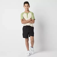 Thereabouts Pull-On Little & Big Kid Boys Adjustable Waist Cargo Short