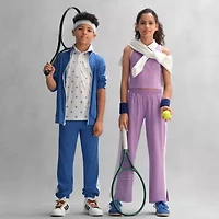 Xersion Little & Big Kid Boys Short Sleeve Regular Fit Moisture Wicking Polo Shirt