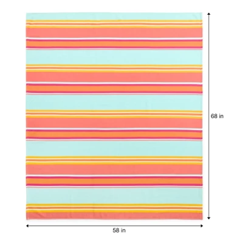 Outdoor Oasis 58" x 68" Extra Wide Beach Towel
