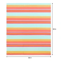 Outdoor Oasis 58" x 68" Extra Wide Beach Towel