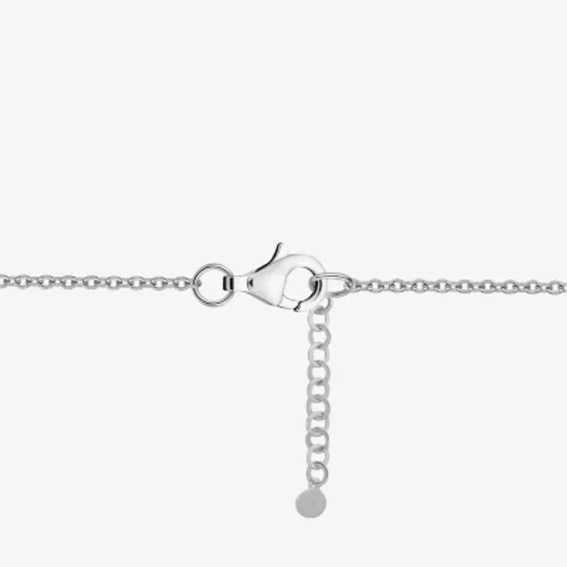 Lab Created Gemstone Sterling Silver 7 Inch Tennis Bracelet