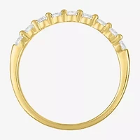 (G-H / Si2-I1) Womens 2MM 1/4 CT. T.W. Lab Grown White Diamond 10K Gold Wedding Band