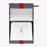 Yes, Please! (G/Si1-Si2) Womens 1/4 CT. T.W. Lab Grown White Diamond Sterling Silver Infinity Pendant