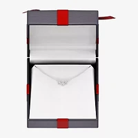 "Yes, Please! (Si1-Si2, G) Womens 1/4 CT. T.W. Lab Grown White Diamond Sterling Silver Round 18 Inch Pendant Necklace