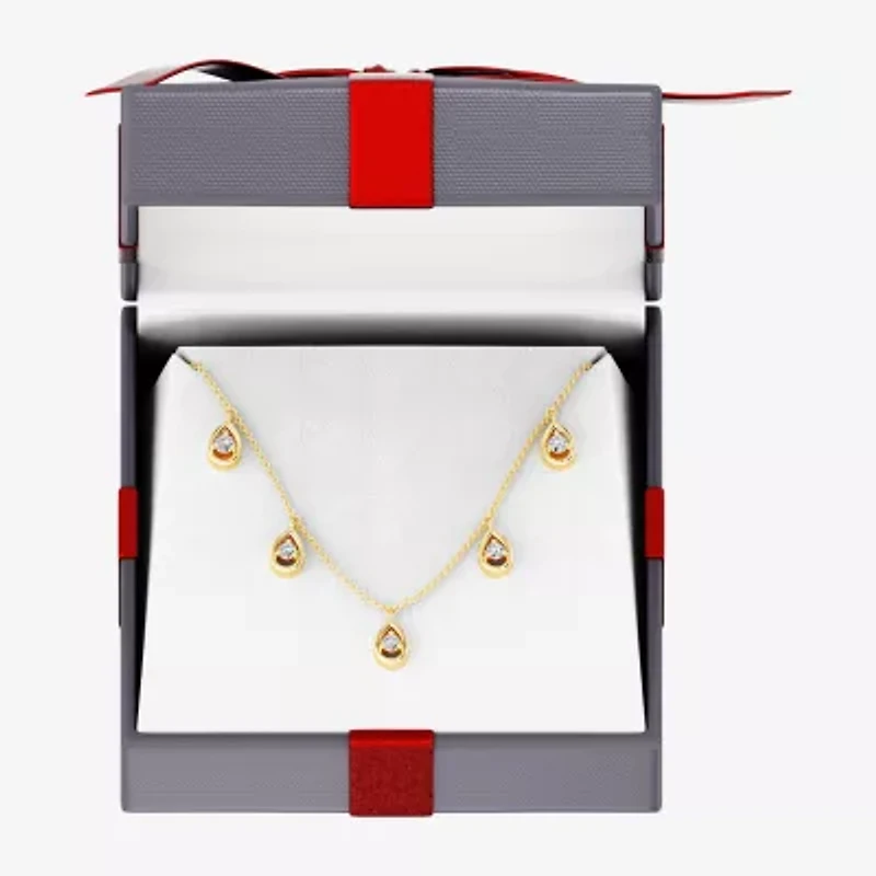 Yes, Please! (G / Si1-Si2) Womens 1/4 CT. T.W. Lab Grown White Diamond Sterling Silver 18 Inch Pendant Necklace