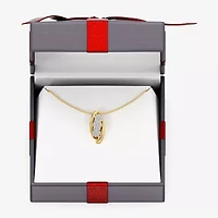 Yes, Please!, (G/Si1-Si2) Womens 1/4 CT. T.W. Lab Grown White Diamond 14K Gold Over Silver 18 Inch Pendant Necklace