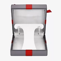 Yes, Please! (G, Si1-Si2) Womens 1/4 CT. T.W. Lab Grown White Diamond Sterling Silver 19.2mm Hoop Earrings