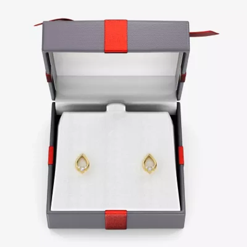 Yes, Please! 1/6 CT. T.W. Lab Grown White Diamond Sterling Silver 12.2mm Stud Earrings